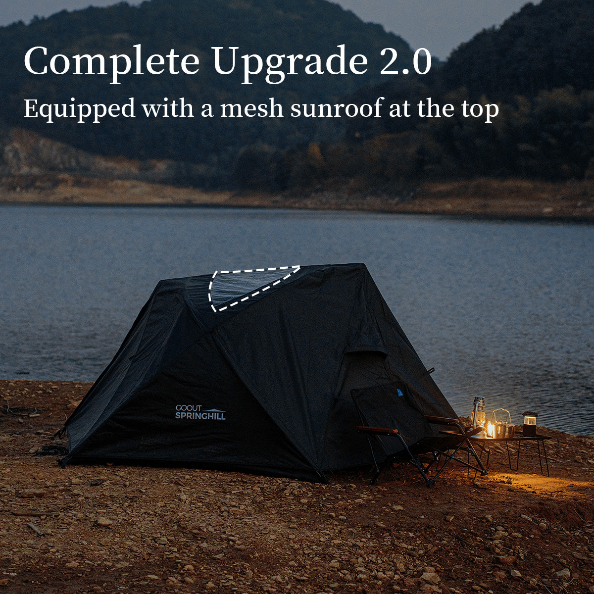 Springhill Camping Tent 1/2/3 Person Tents - gooutspringhill