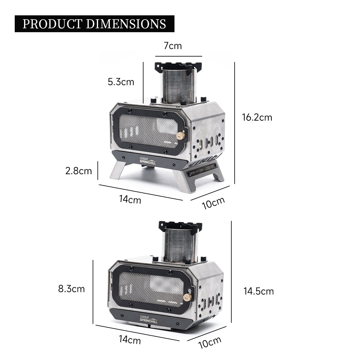Camping Stove Mini Incense Stove 2.0 - gooutspringhill