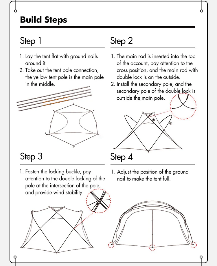 Dunhuang Camping Tent Large Tents - gooutspringhill
