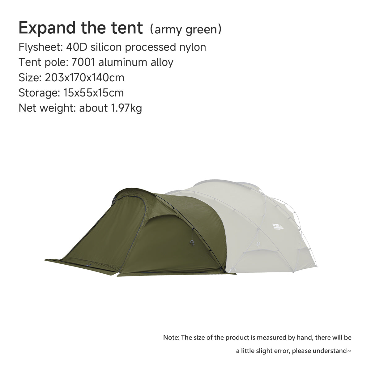 Kunlun Nylon Camping Tent Pro 3.0 - gooutspringhill