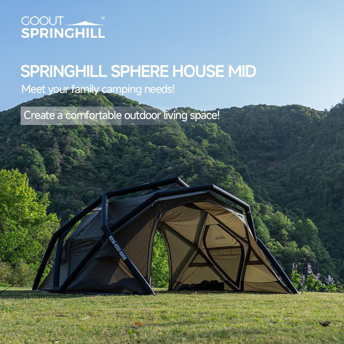 Springhill Inflatable Dome Tent - gooutspringhill