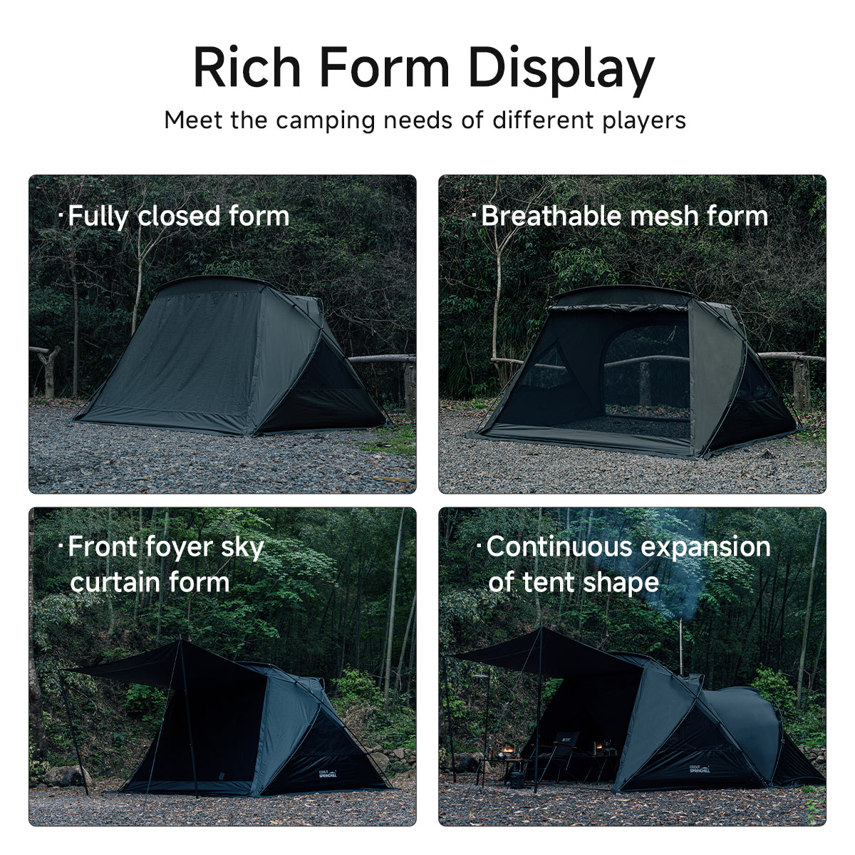 Springhill Penglai 4P Camping Tent - gooutspringhill