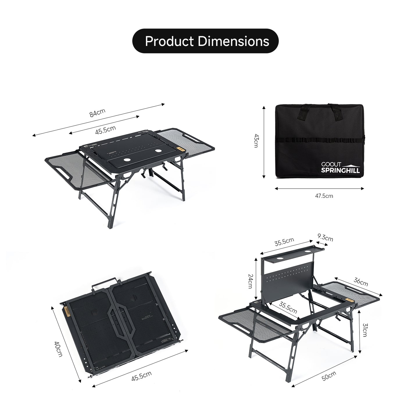 Springhill IGT Ultra-light Folding Table