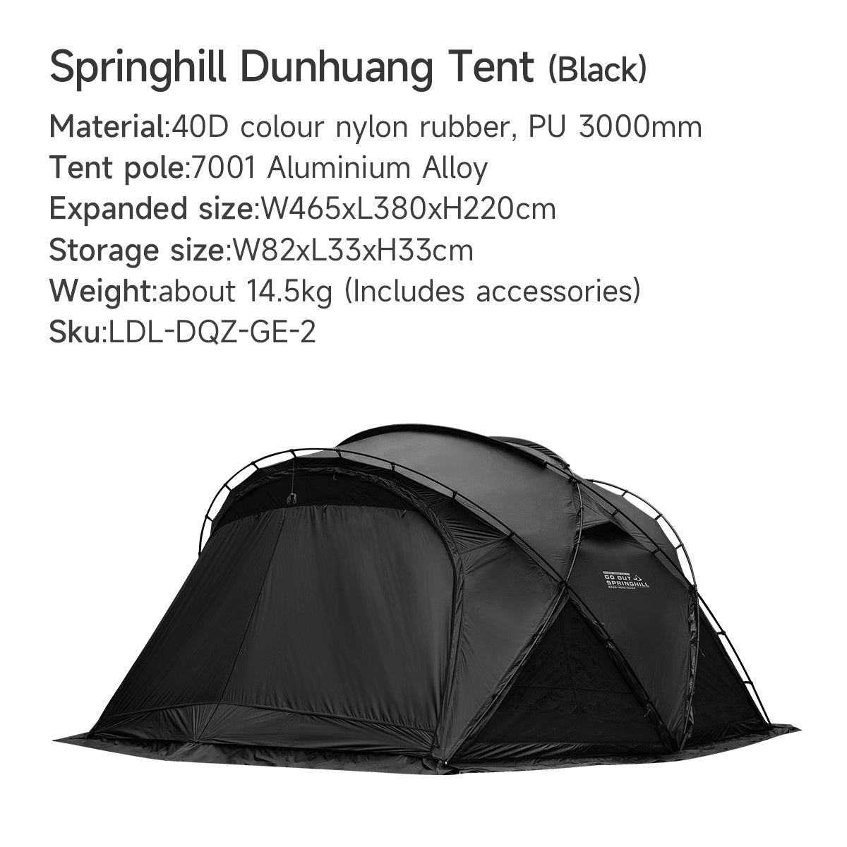 Dunhuang Camping Tent Large Tents - gooutspringhill