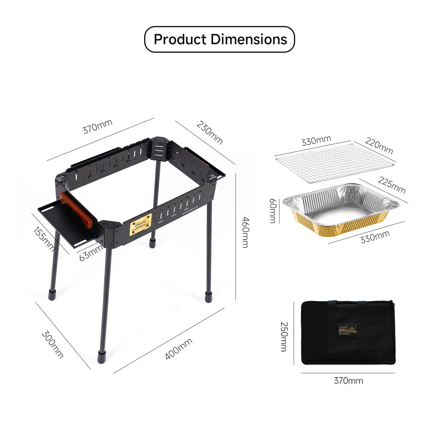 Springhill Ultra-Light IGT Camping Grill