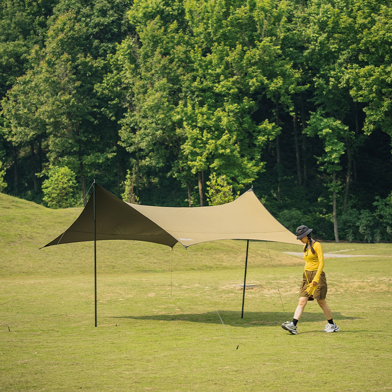 Hexagonal sun protection Sky curtain - gooutspringhill