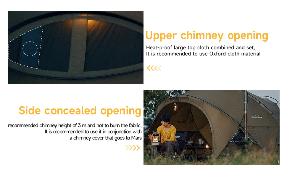 Kunlun Nylon Camping Tent Pro 3.0 - gooutspringhill