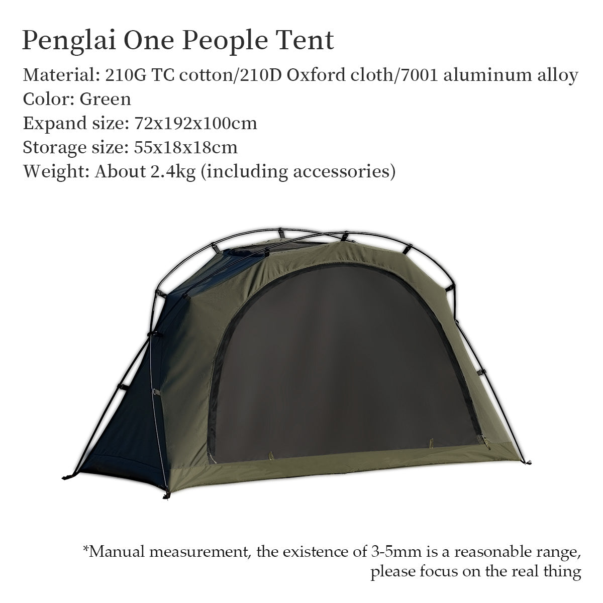 Springhill Camping Tent 1/2/3 Person Tents - gooutspringhill