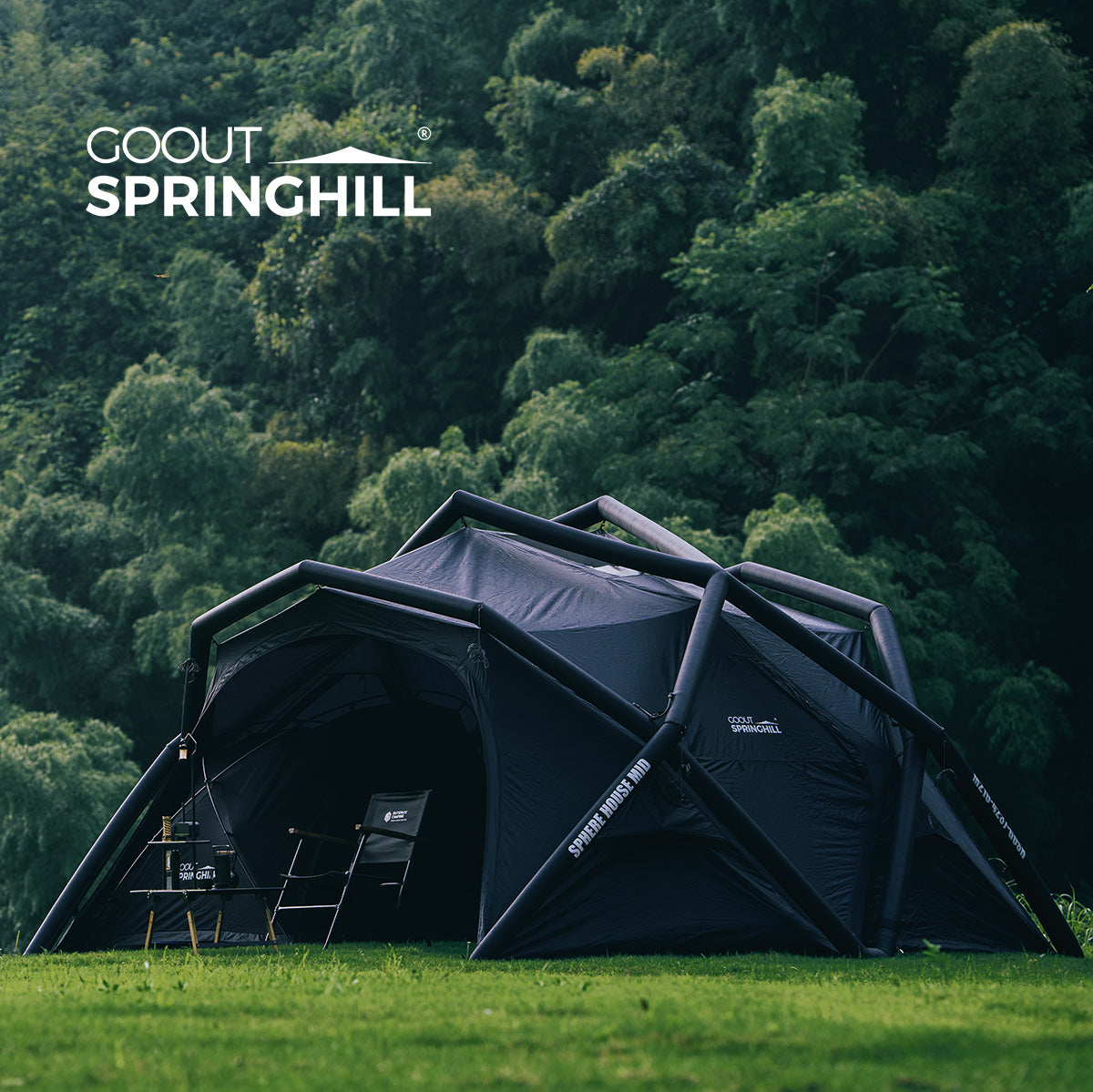Springhill Inflatable Dome Tent - gooutspringhill