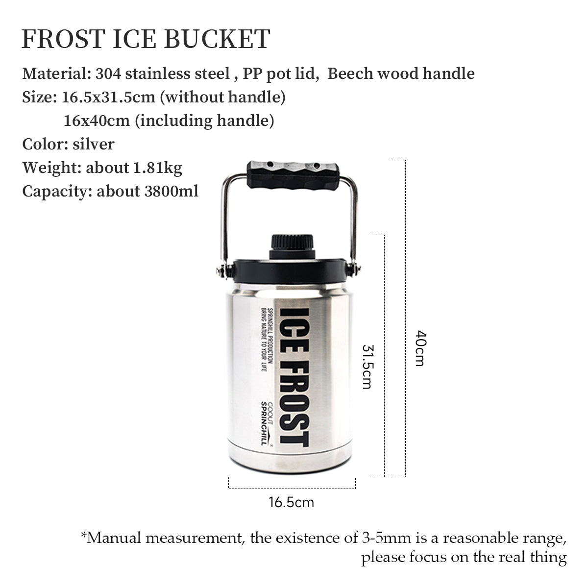 Frost Ice Bucket - gooutspringhill