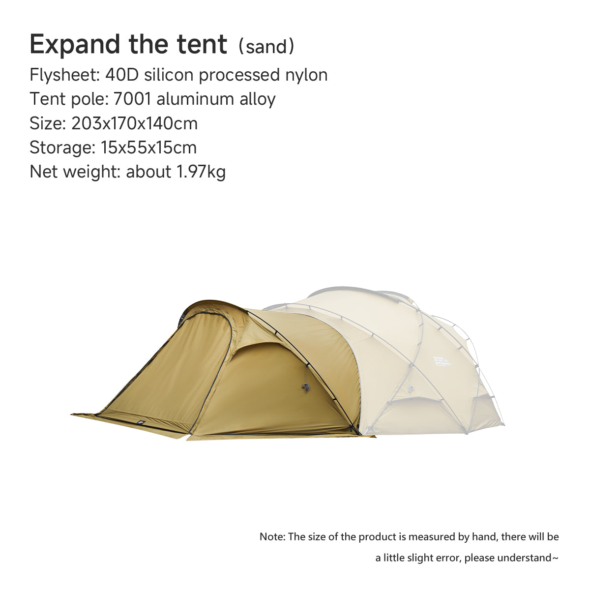 Kunlun Nylon Camping Tent Pro 3.0 - gooutspringhill