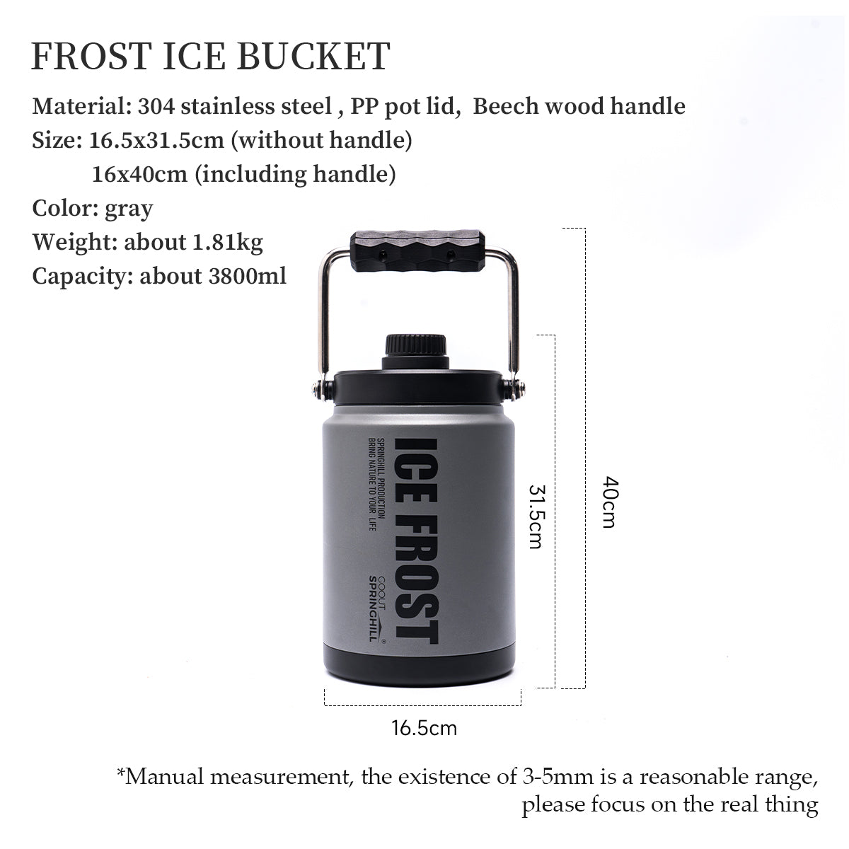 Frost Ice Bucket - gooutspringhill