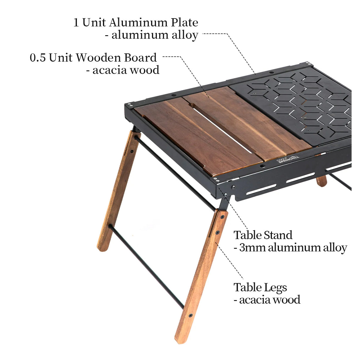 Camping Table Phantom IGT Foldable Table - gooutspringhill