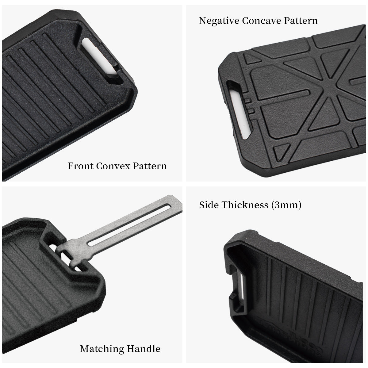 Mini Camping Cast Iron Grill Plate - gooutspringhill