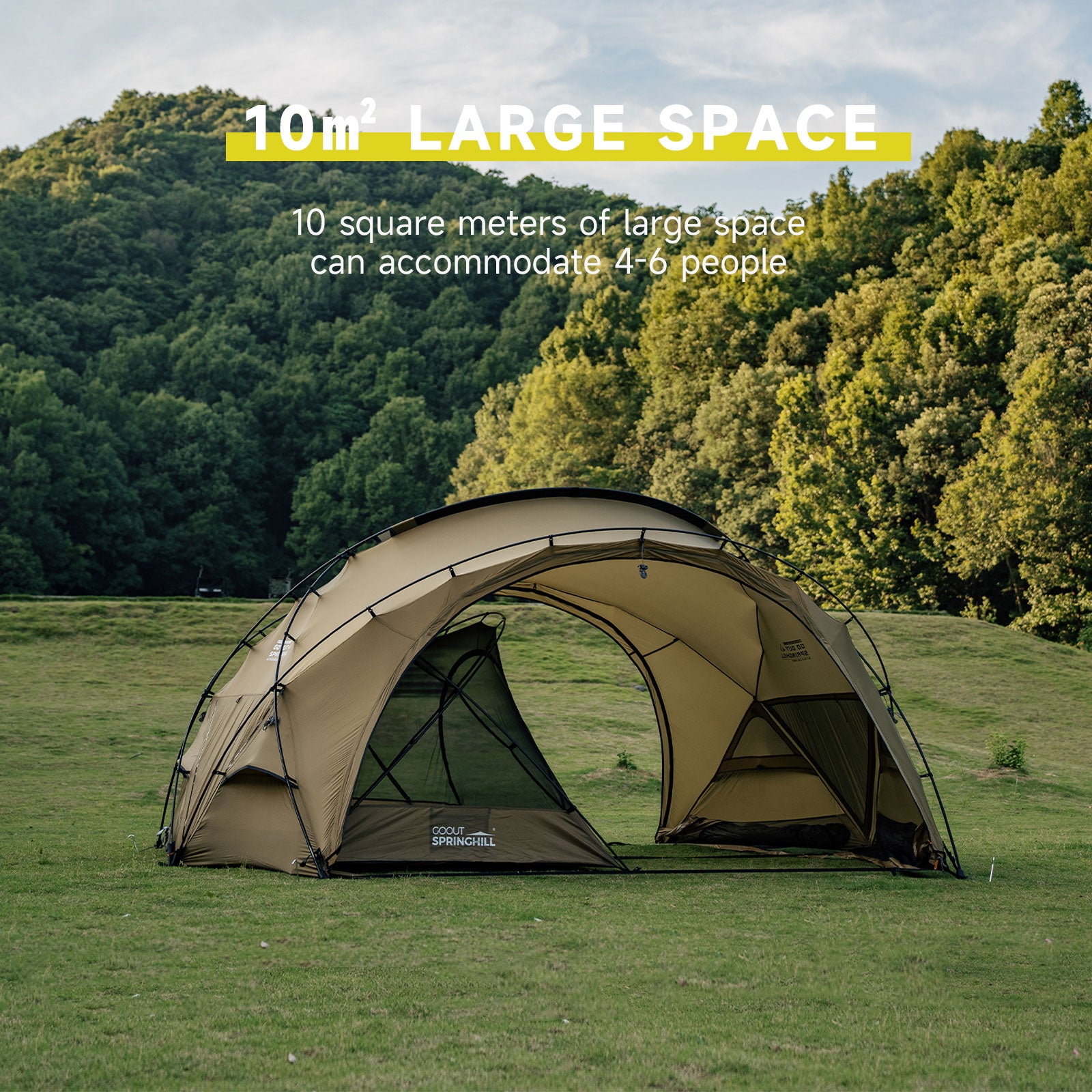 Kunlun Nylon Camping Tent Pro 3.0 - gooutspringhill