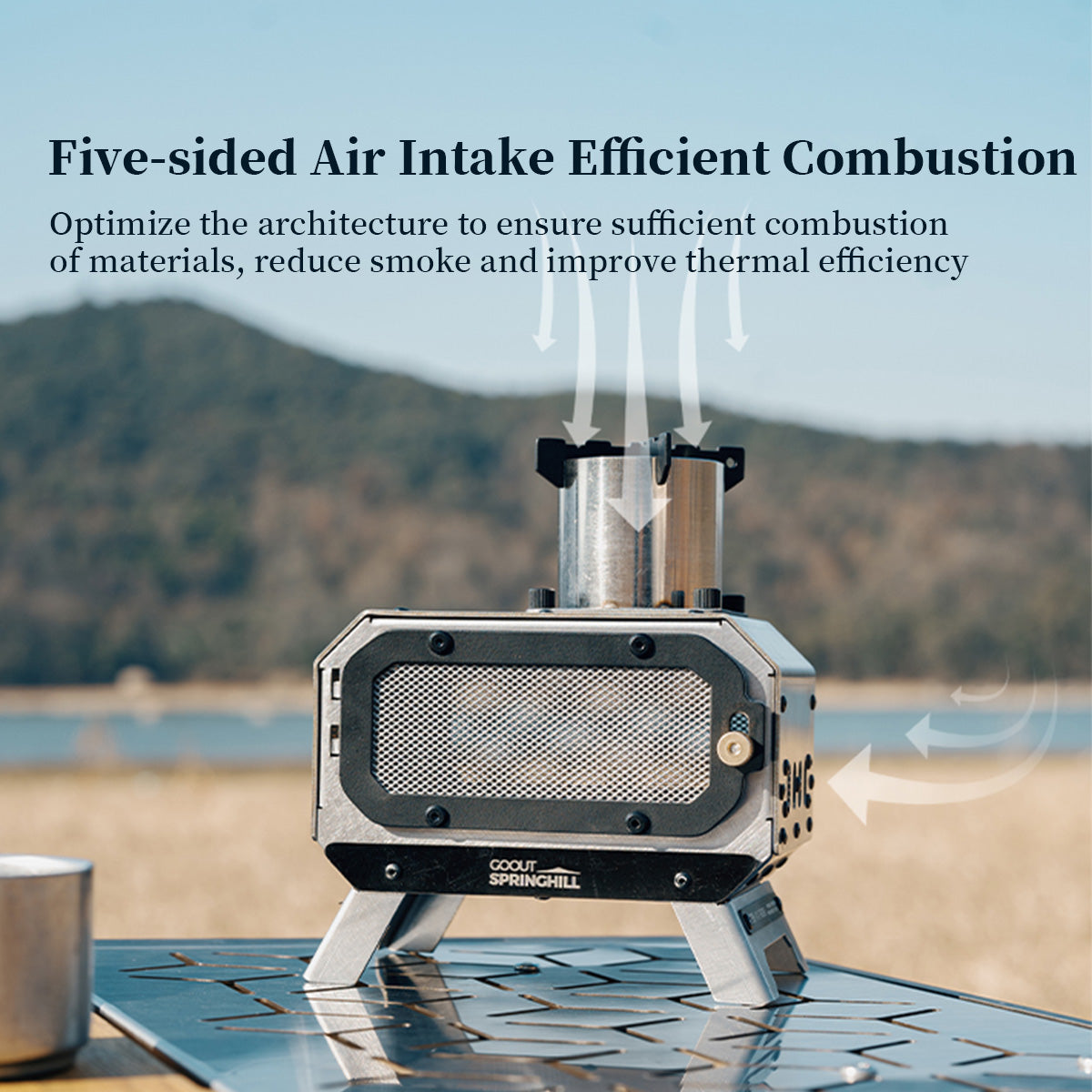 Camping Stove Mini Incense Stove 2.0 - gooutspringhill