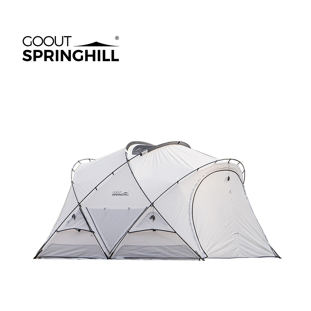 Kunlun Nylon Camping Tent Pro 3.0 White - gooutspringhill