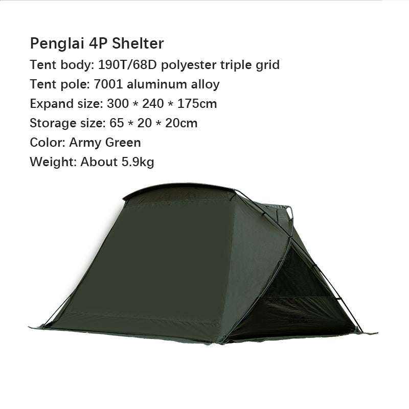 Springhill Penglai 4P Camping Tent - gooutspringhill