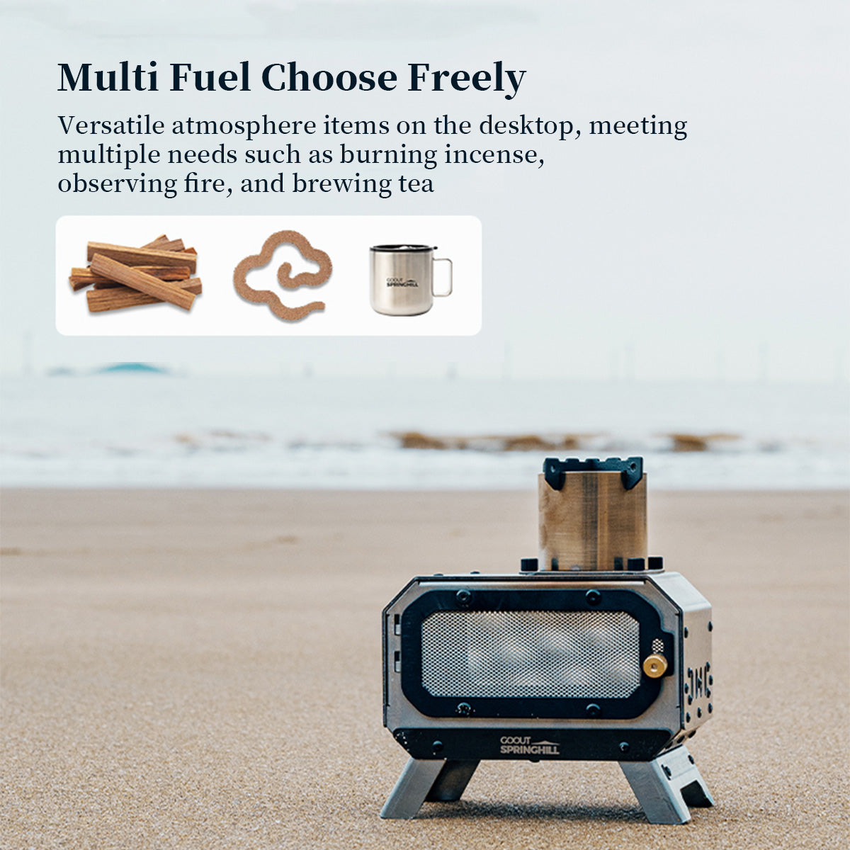 Camping Stove Mini Incense Stove 2.0 - gooutspringhill