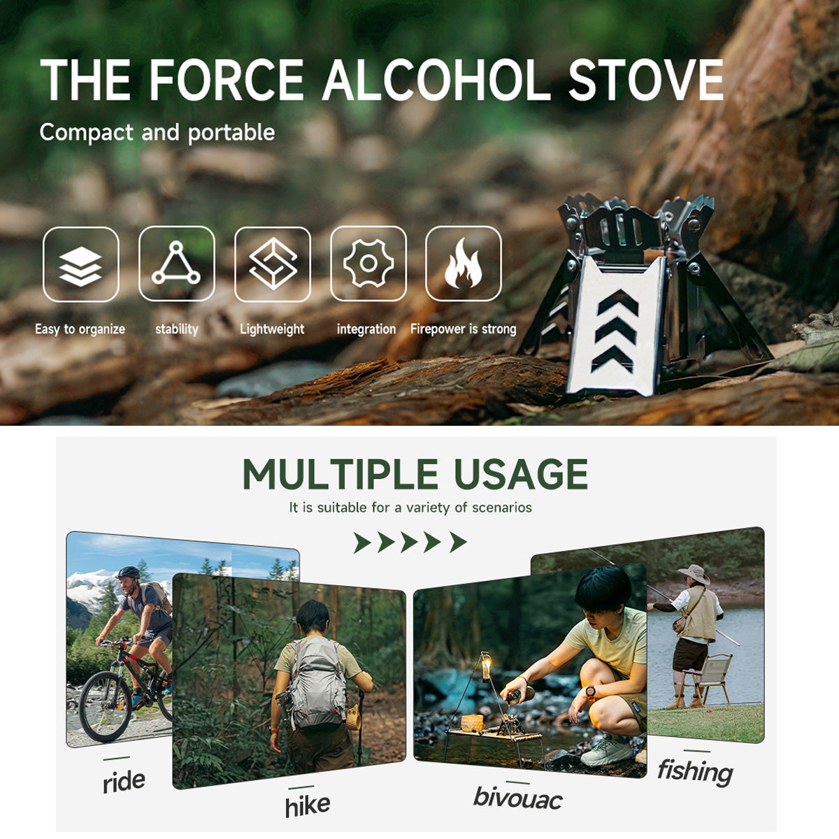 Camping Alcohol Stove - gooutspringhill