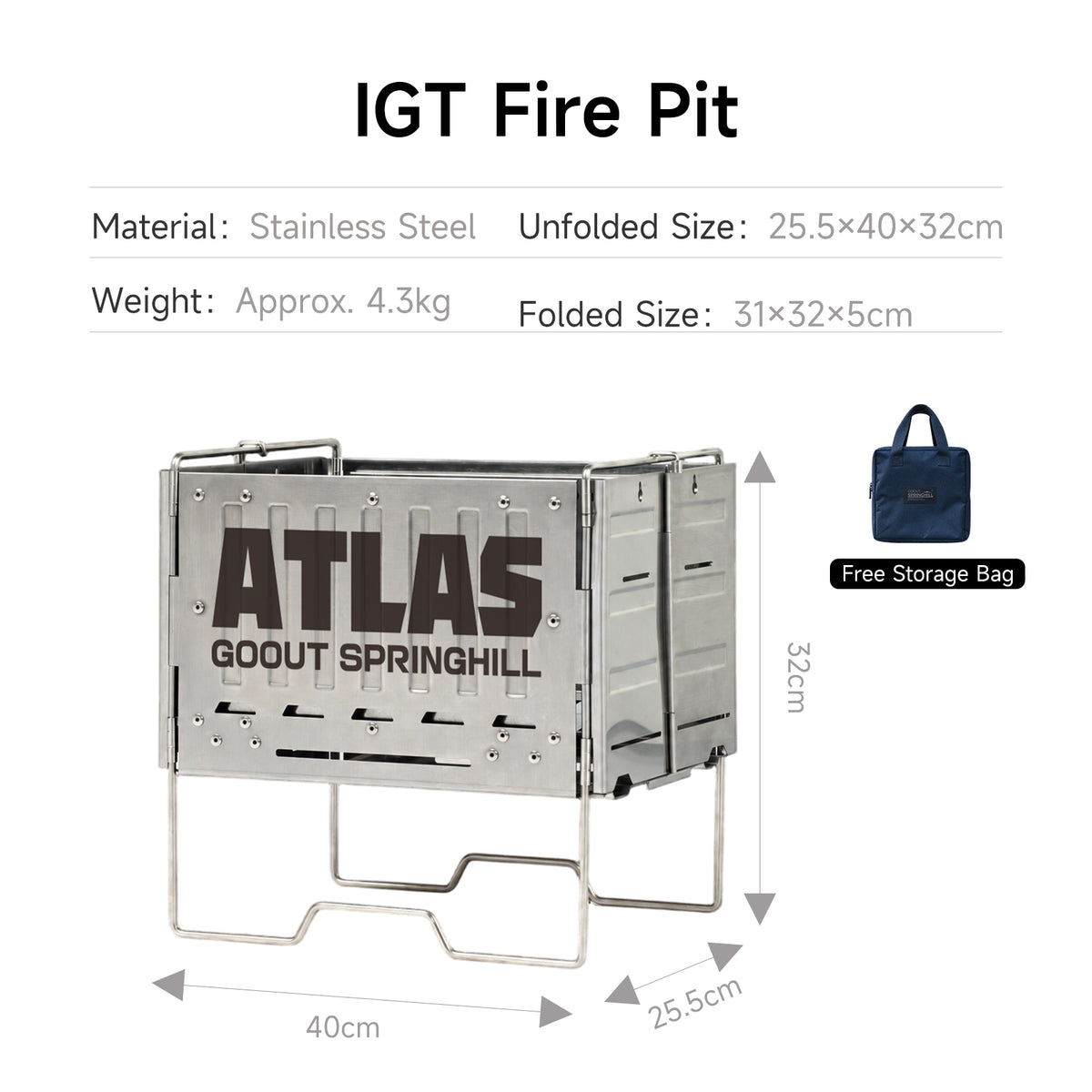 Gooutspringhill IGT Fire Pit - gooutspringhill