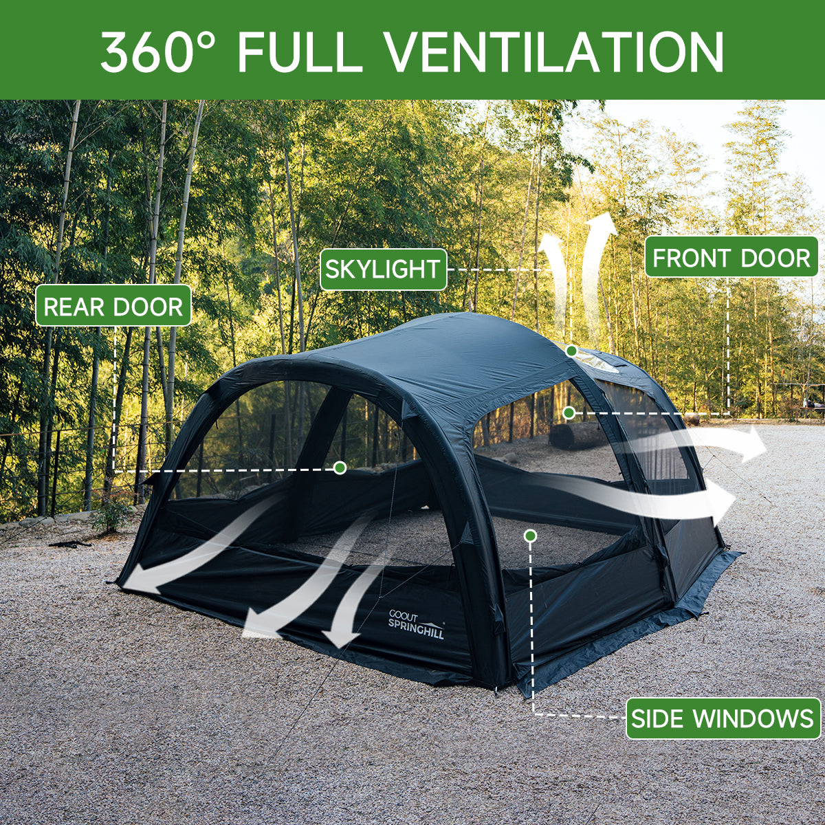 Gooutspringhill Air Tunnel Tent – gooutspringhill