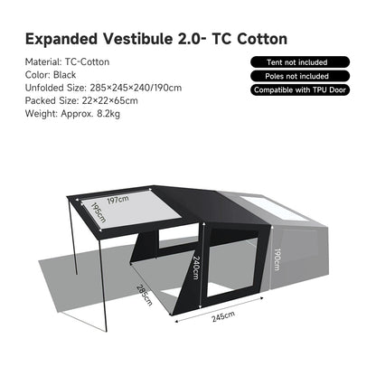 Springhill Penglai 4P AIR Tent 2.0TC-Cotton