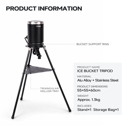 Gooutspringhill 1.9/3.8L Frost Ice Bucket Support Standing - gooutspringhill