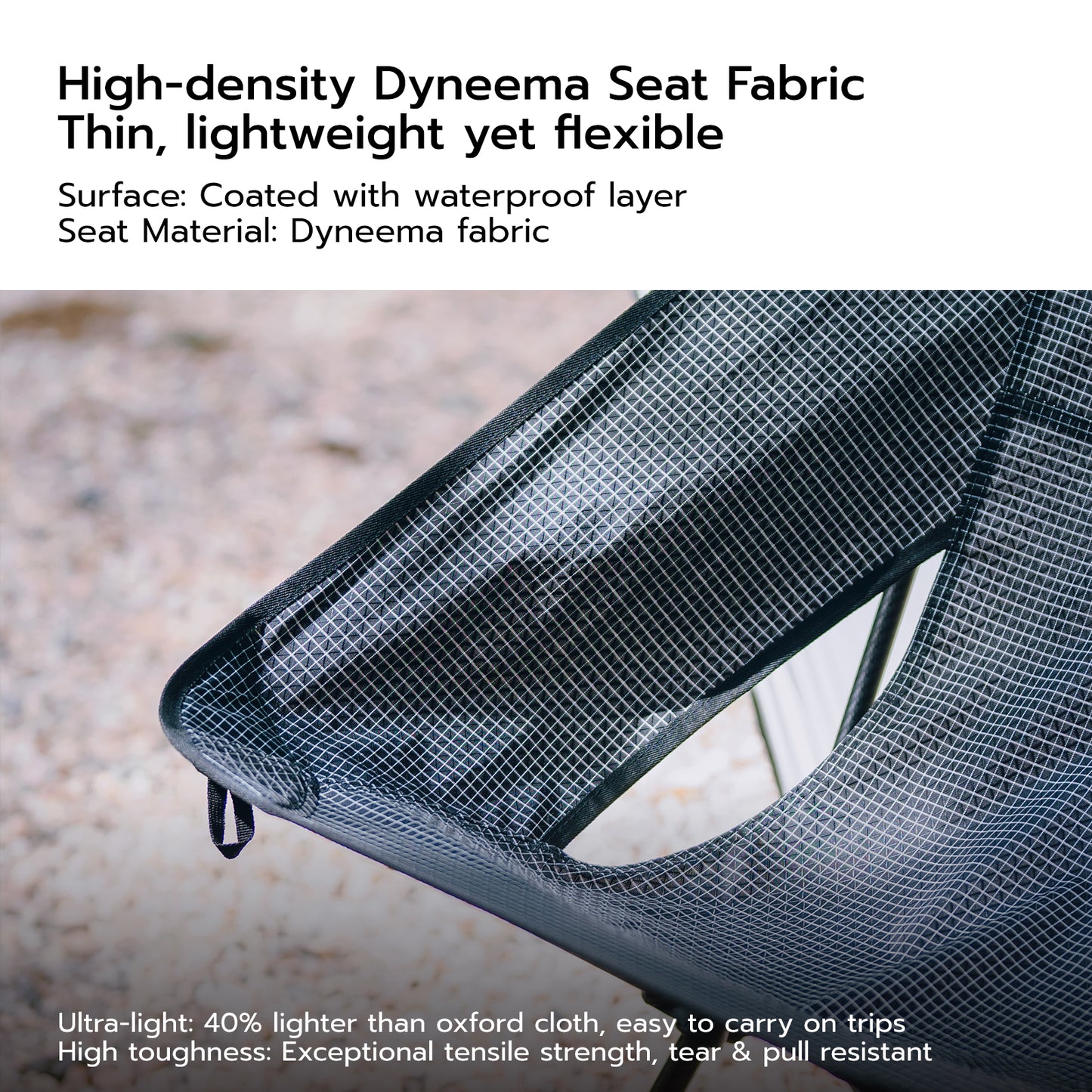 Gooutspringhill Carbon Fiber High-back Moon Chair