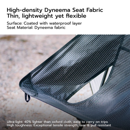Gooutspringhill Carbon Fiber High-back Moon Chair - gooutspringhill