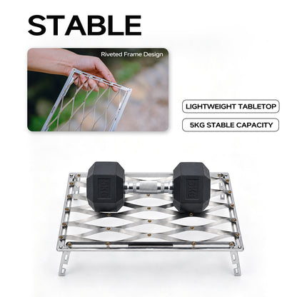 Gooutspringhill Lightweight Folding Camping Table - gooutspringhill