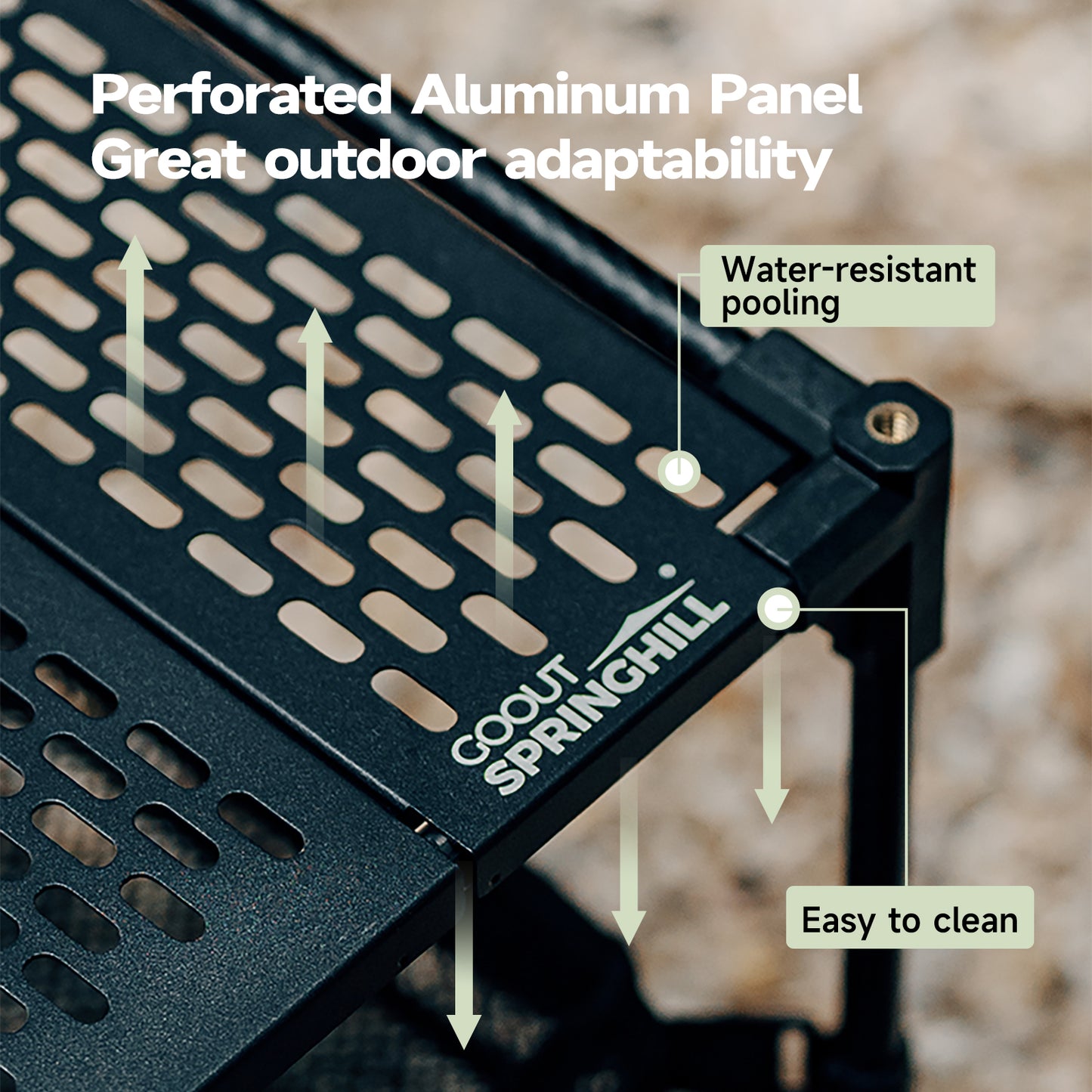 Gooutspringhill Carbon Fiber Folding Table