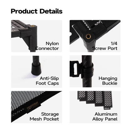 Gooutspringhill Carbon Fiber Folding Table - gooutspringhill