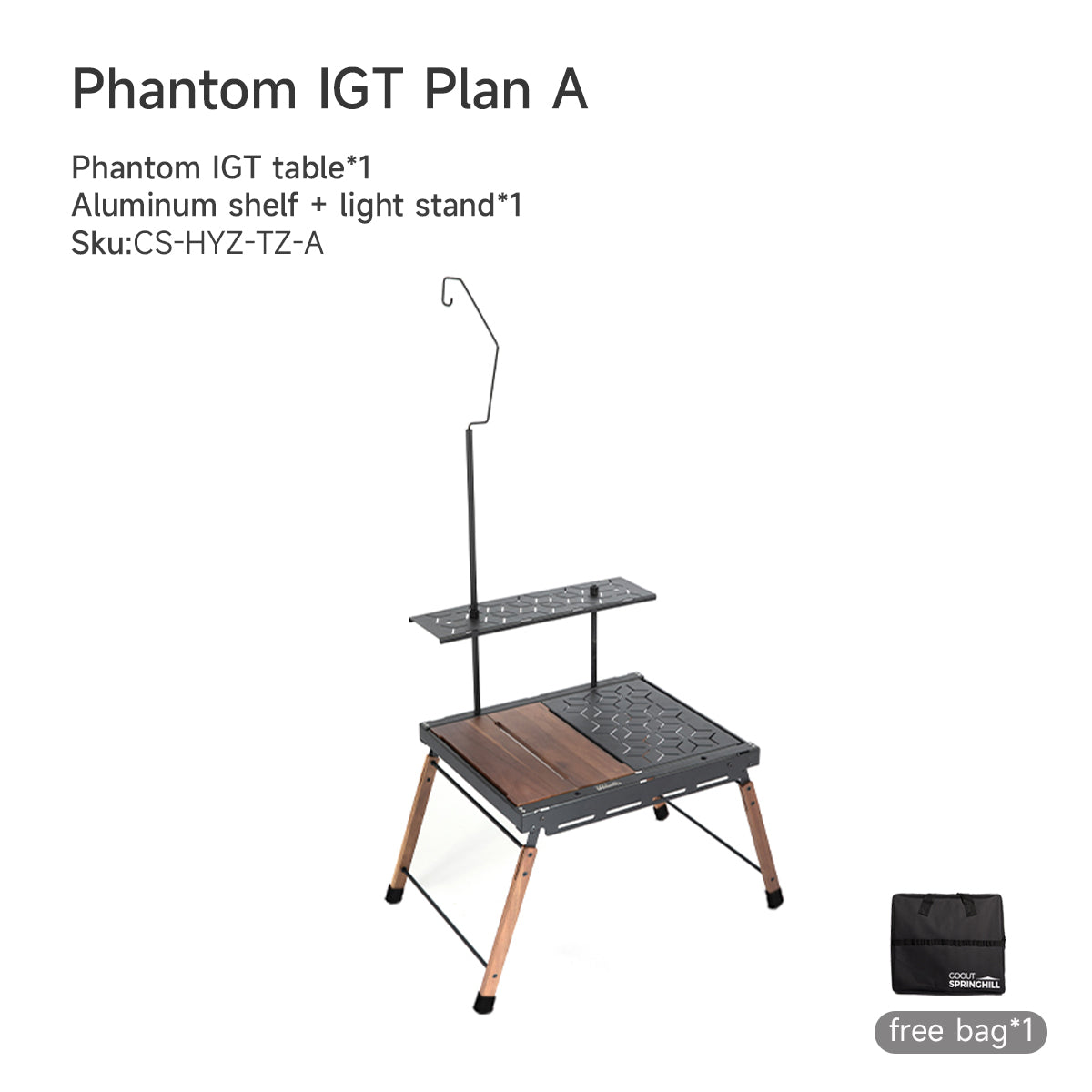 Camping Table Phantom IGT Foldable Table - gooutspringhill
