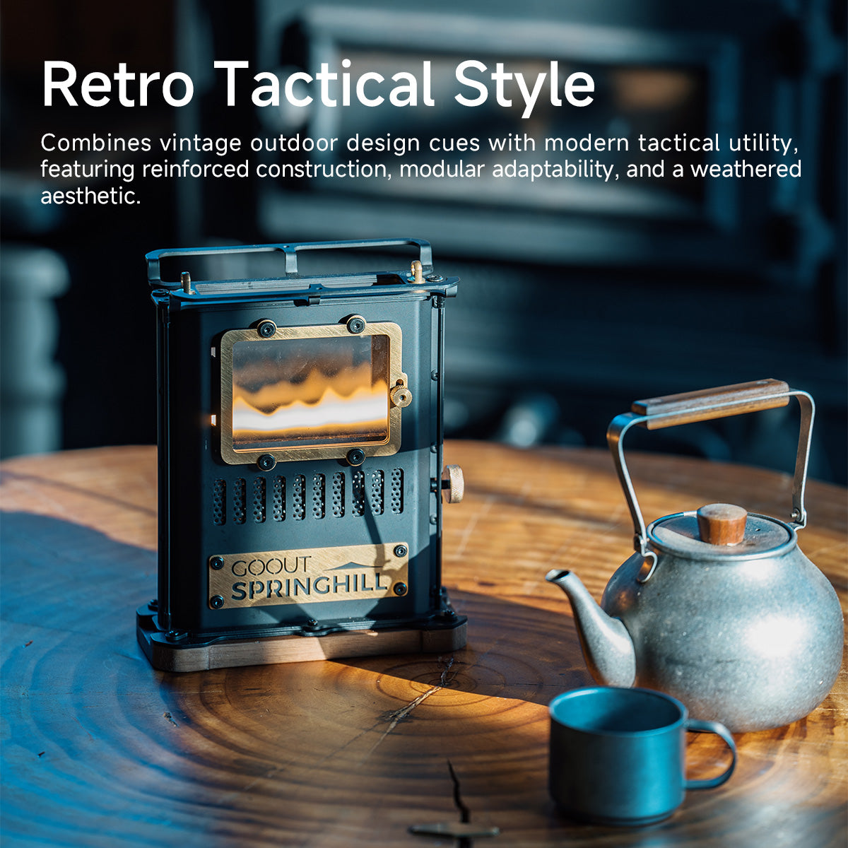 Gooutspringhill Retro Tactical Lamp Stove