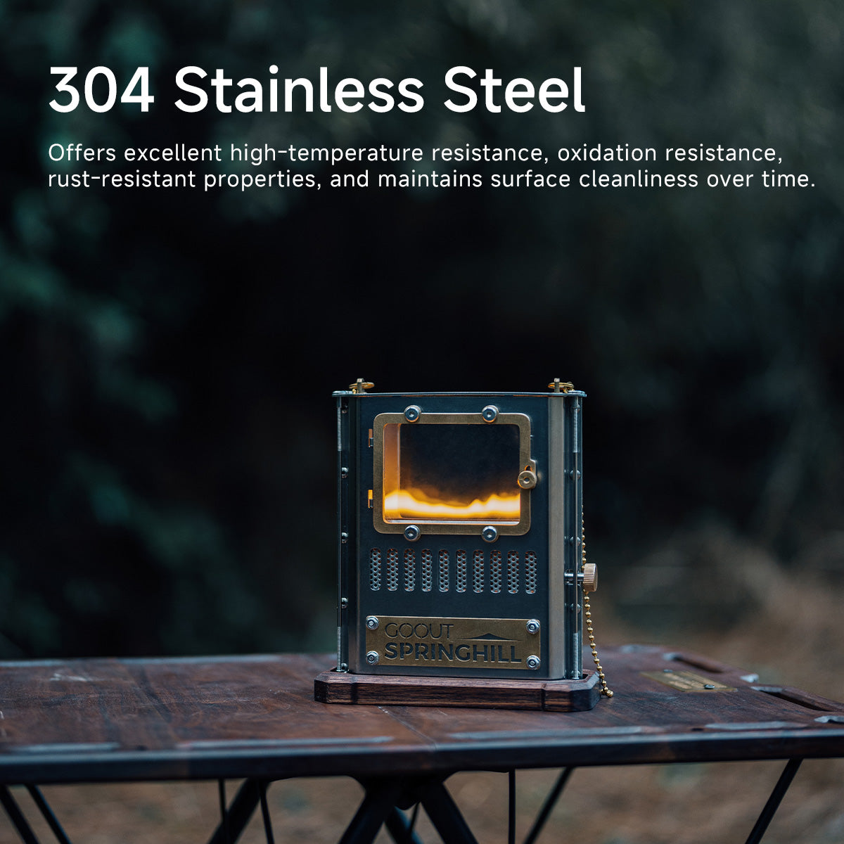 Gooutspringhill Retro Tactical Lamp Stove