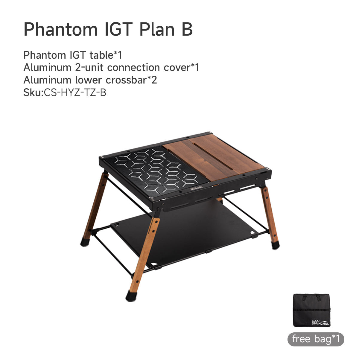 Camping Table Phantom IGT Foldable Table - gooutspringhill