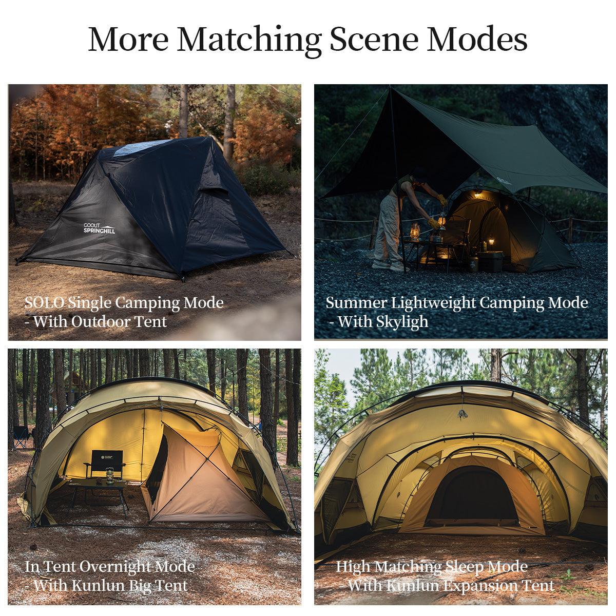 Springhill Camping Tent 1/2/3 Person Tents - gooutspringhill