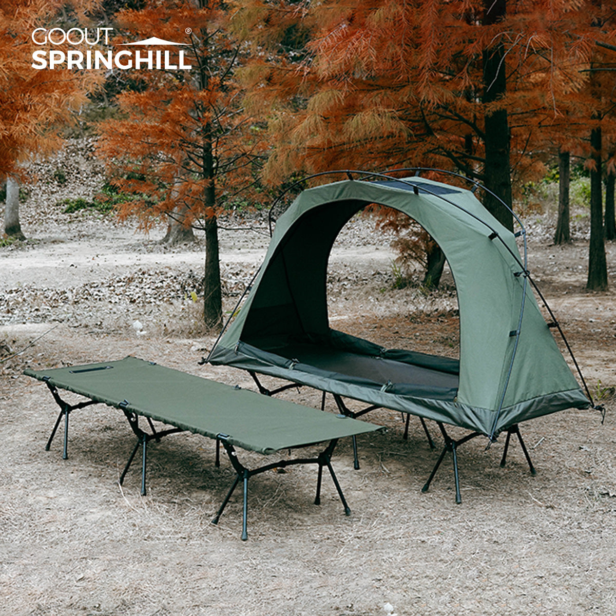 Springhill Foldable Camping Bed - gooutspringhill