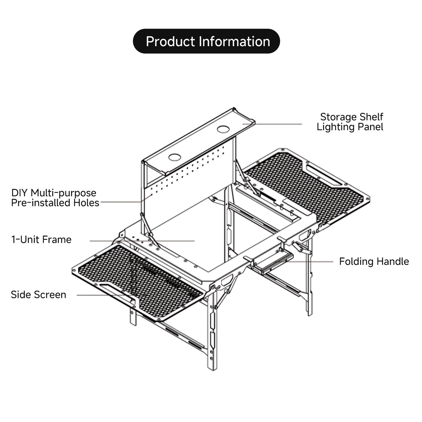 Springhill IGT Ultra-light Folding Table