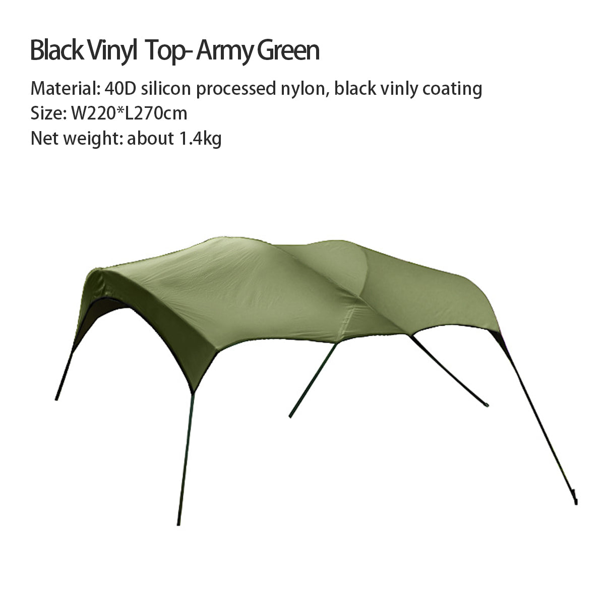 Kunlun Nylon Camping Tent Pro 3.0 - gooutspringhill