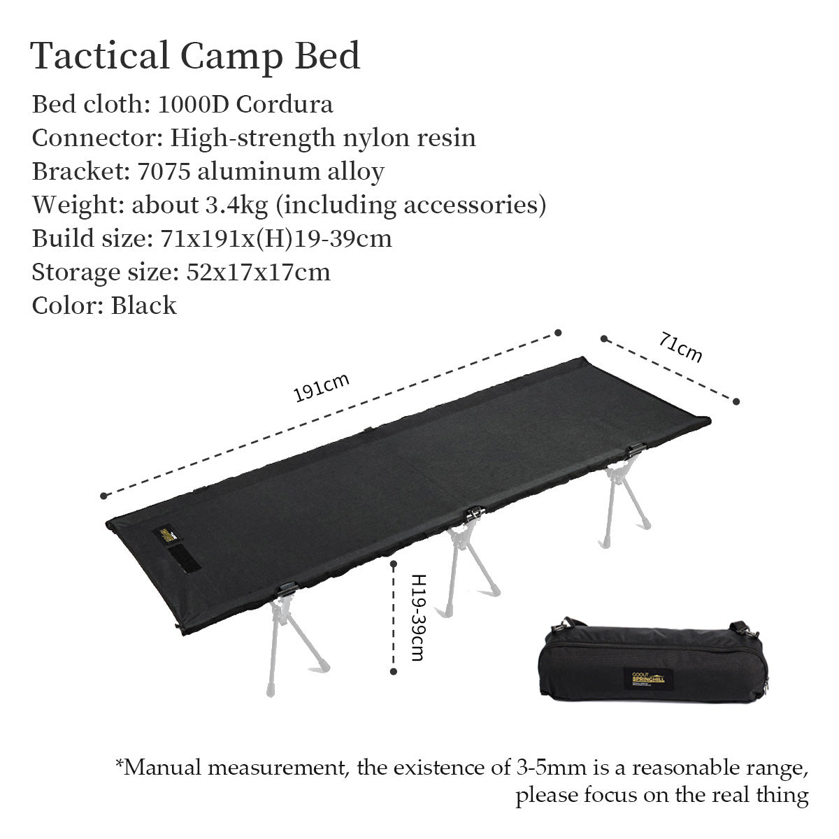 Tactical Camp Cot – gooutspringhill