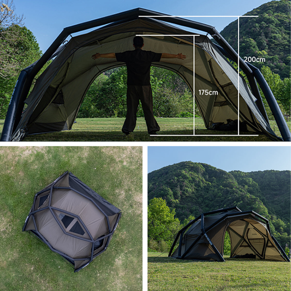 GO OUT SPRINGHILL 3Pテント　レインフライセット Springhill Inflatable Dome Tent – gooutspringhill