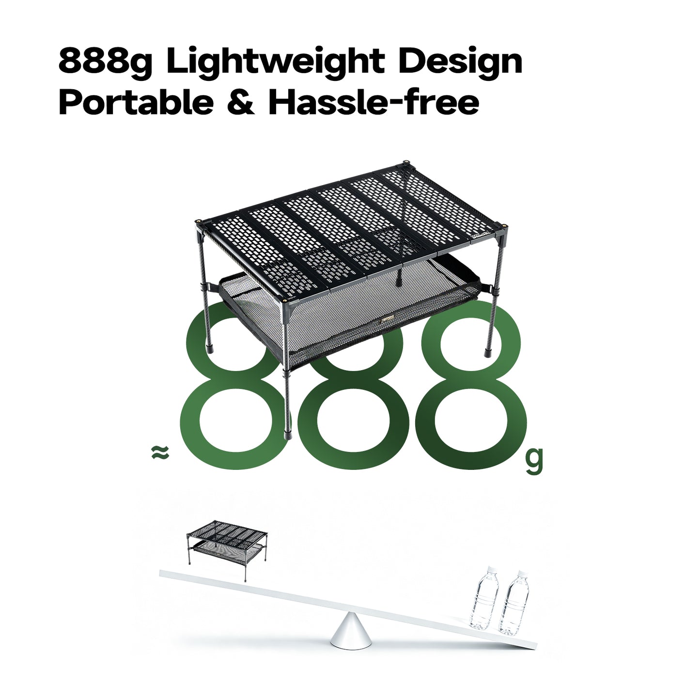 Gooutspringhill Carbon Fiber Folding Table