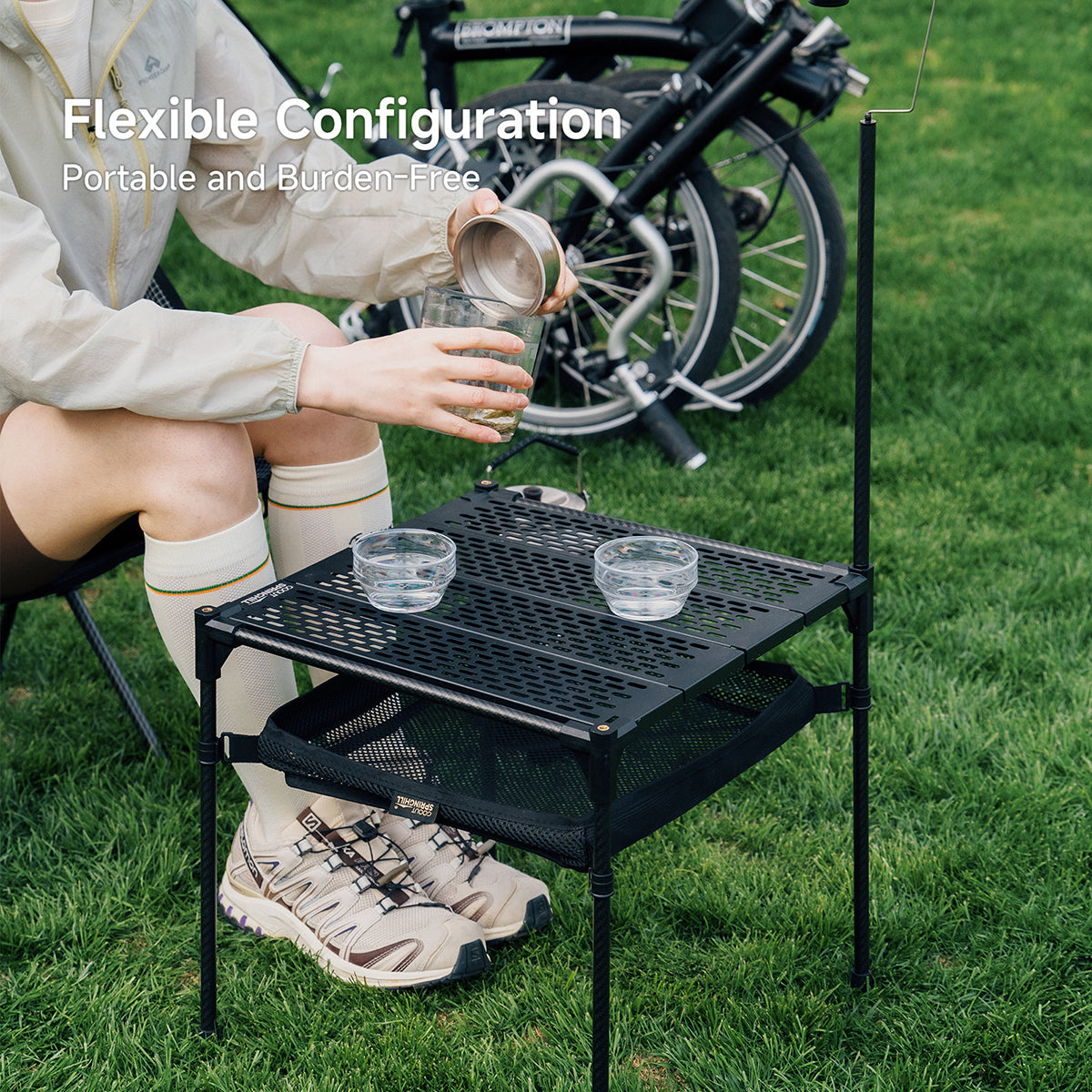 Gooutspringhill Carbon Fiber Square Table