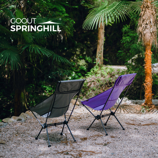Gooutspringhill Carbon Fiber High-back Moon Chair