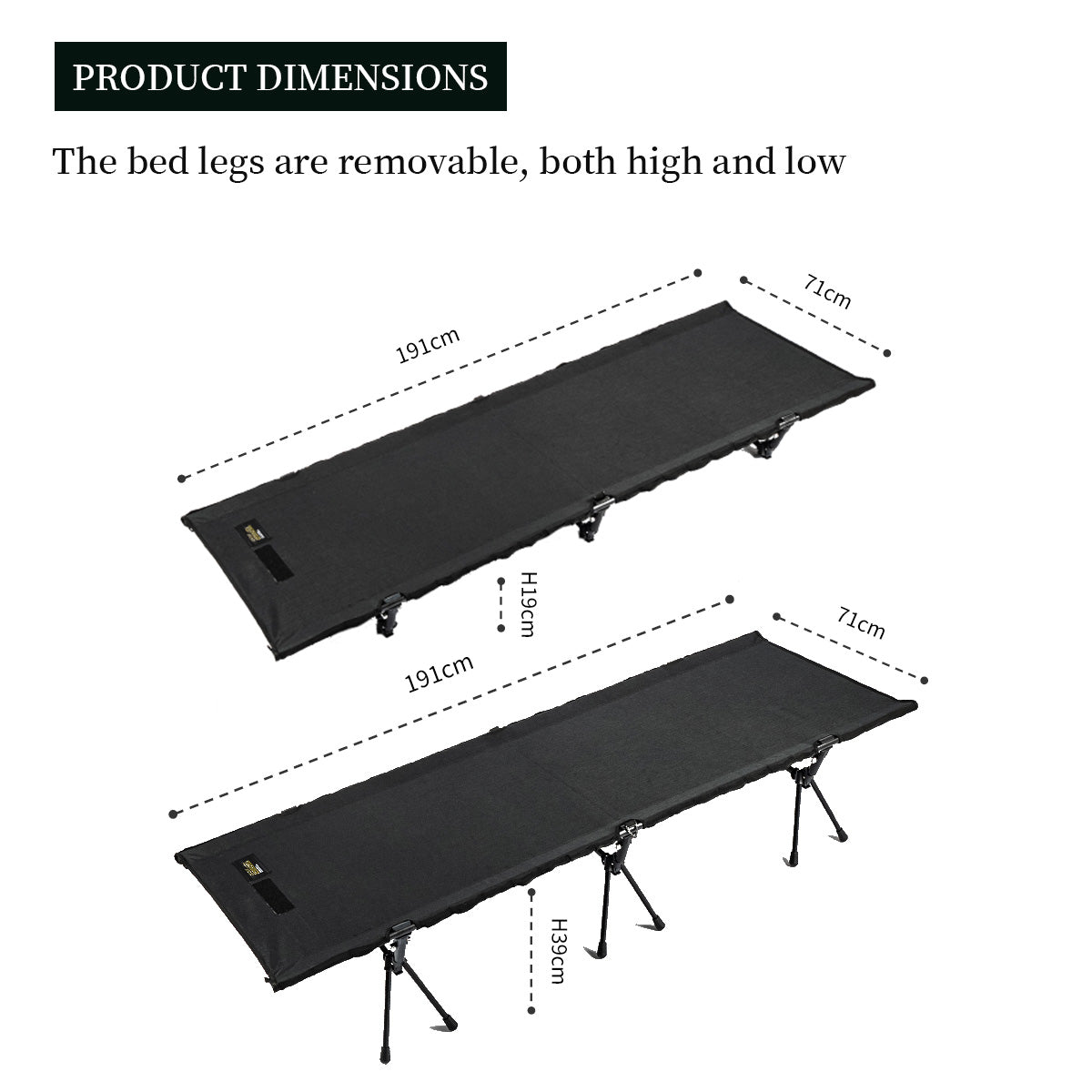 Springhill Foldable Camping Bed - gooutspringhill