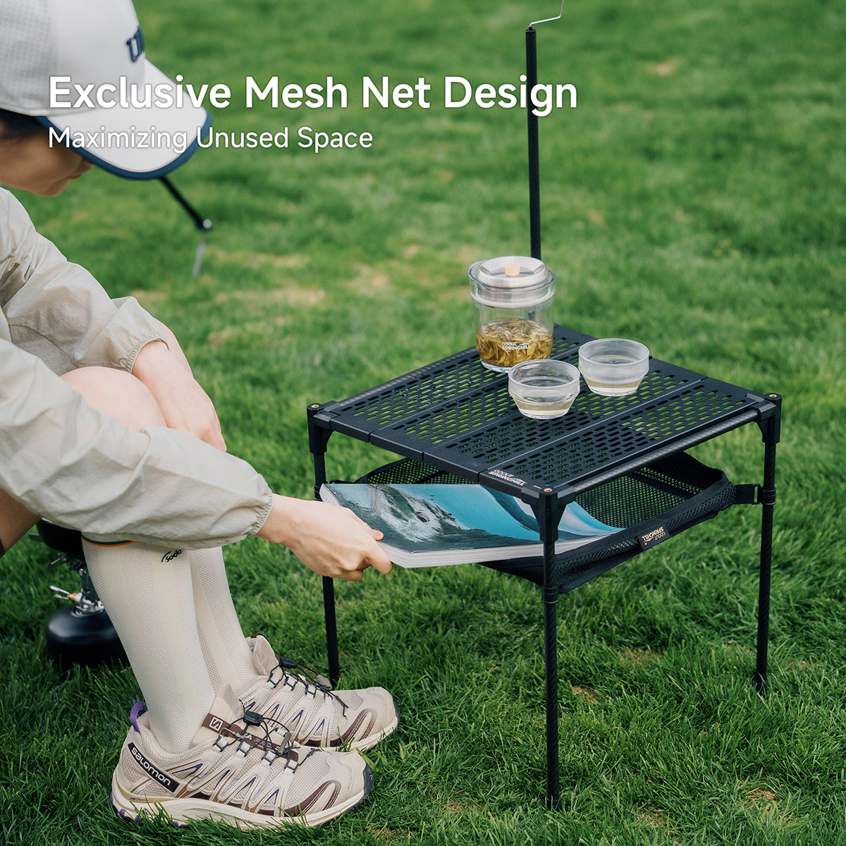 Gooutspringhill Carbon Fiber Square Table