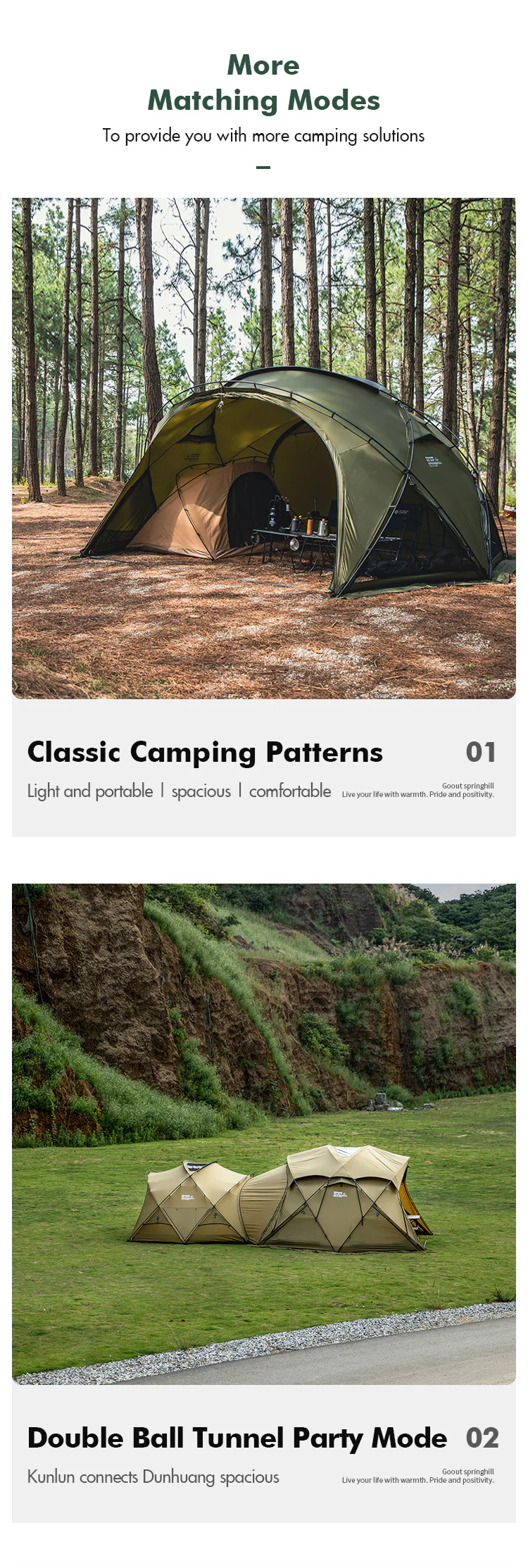 Dunhuang Camping Tent Large Tents - gooutspringhill