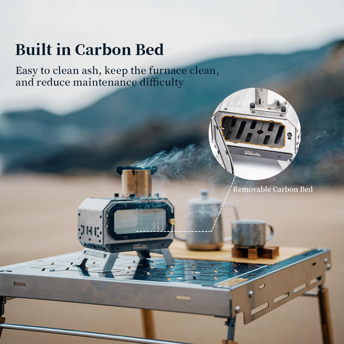 Camping Stove Mini Incense Stove 2.0 - gooutspringhill